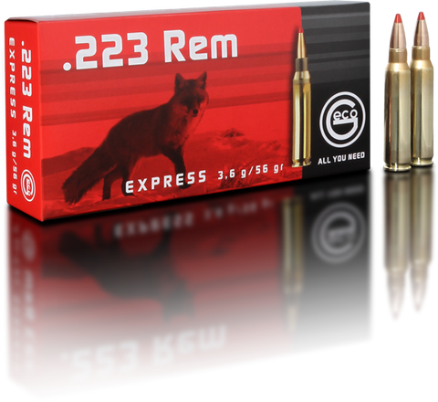 .223 REM 56 GR. Express Tip - Box of 20